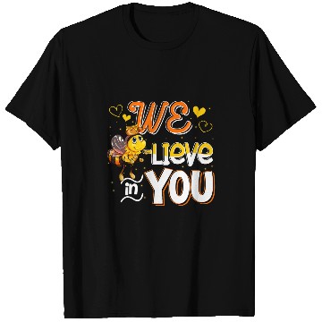 Discover We Believe In You Funny Bee Testing Day Teacher Kid Test Day T-Shirts