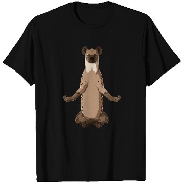 Discover Funny yoga hyena T-Shirts