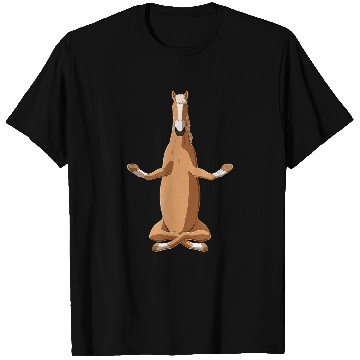 Discover Funny Yoga Haflinger Horse T-Shirts