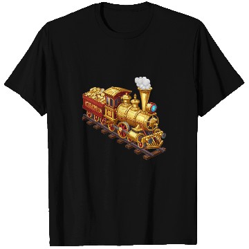 Discover Cartoon Gold Train 1 T-Shirts