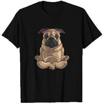 Discover Funny Yoga Pug T-Shirts