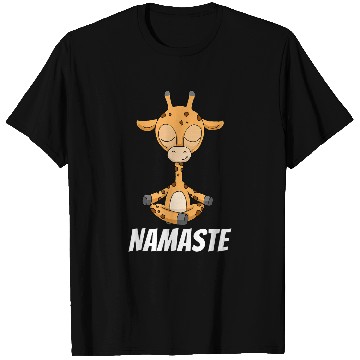 Discover Giraffe Yoga T-Shirts