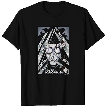 Discover Edward Scissorhands Edward Behind Scissors Comic Book Poster T-Shirts