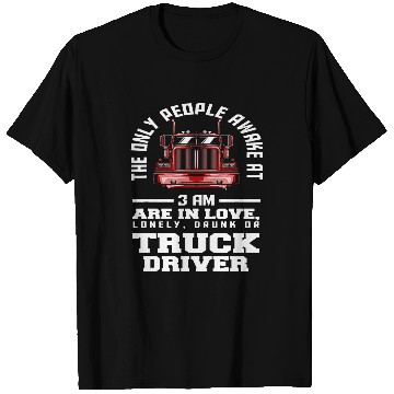 Discover Funny Truck Driver Job Logistics Professional Trucker T-Shirts
