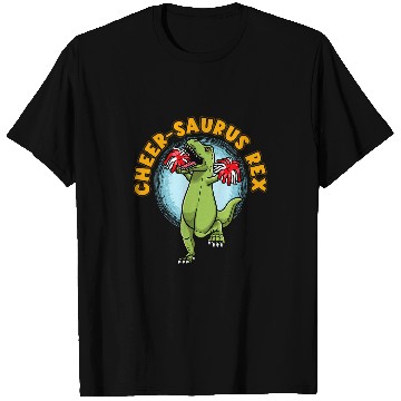 Discover CheerSaurus Rexs TRexs Dinosaur Cheerleading Cheerleader T-Shirts
