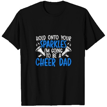 Discover Mens Cheer Dad Sparkle Saying T-Shirts