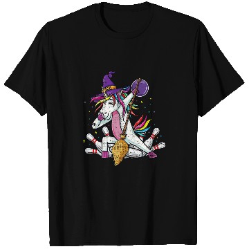 Discover Dabbingss Bowling Witch Unicornss vintagess T-Shirts