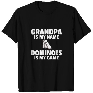 Discover Mens Domino Dominoes Board Game Player 1 T-Shirts