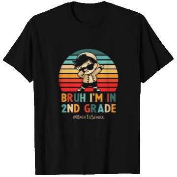 Discover Bruh Im in 2nd Grade Student Dabbingss Boy Second Grade Kids T-Shirts