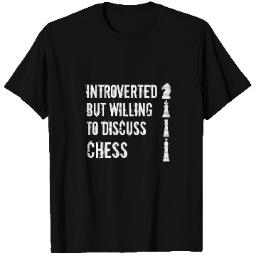 Discover Introverted Willing To Discuss Chess Coachss Rook Chess Club T-Shirts