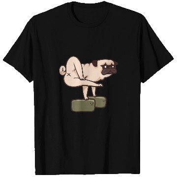 Discover Pug Yoga Block T-Shirts