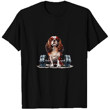 Discover Pumping Weight Lifting Funny Tibetan Spaniel T-Shirts