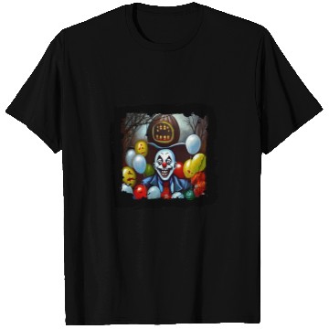 Discover Creepy Smiling Evil Clown T-Shirts