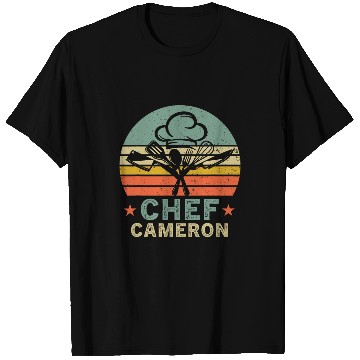 Discover Chef Cameron vintagess Chef Cooking Baking Hat Funny Chef T-Shirts