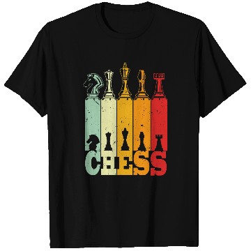 Discover vintagess Chess Retro Cheff Player Lover King Queen Knight T-Shirts
