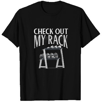 Discover My Rack Fitness Weightlifting Deadsslift Workout Gym T-Shirts