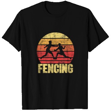 Discover Fencing Fencer swordsssman Dueler Sabre Epee Rapier T-Shirts