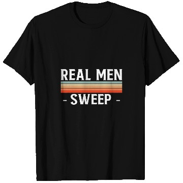 Discover Real Men Sweep Curling Curler Ice Curl T-Shirts