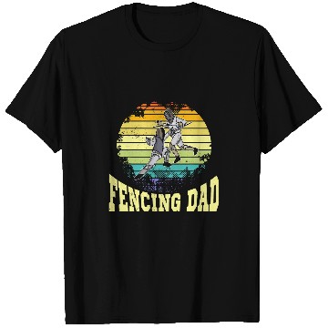 Discover Fencing fencer sport epee due 8 T-Shirts