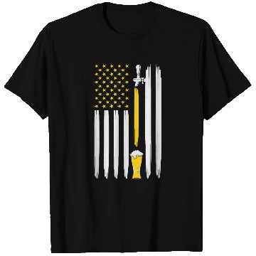 Discover Brewers US Flag Beer Brewmaster T-Shirts