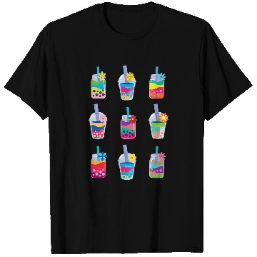 Discover Bubble Milk Tea Lover Gift for Kawaii and Boba Tea Lovers T-Shirts