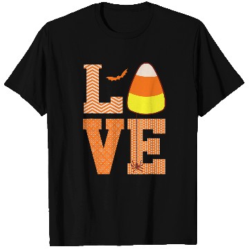Discover Cute Love Halloween Candy Corn T-Shirts