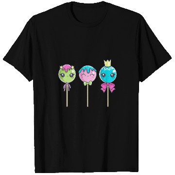 Discover Cute Lollipop Faces Magic Candy Adorable Lovely Graphic T-Shirts
