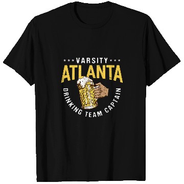 Discover Atlanta Drinking Team Captain Funny Beer Lover Humor Drinker T-Shirts