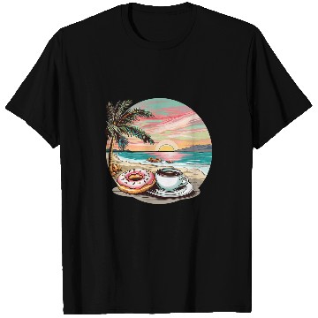Discover Coffee Doughnut Sunrise T-Shirts