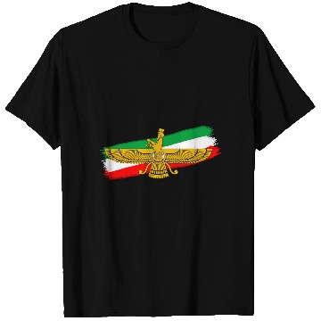 Discover Iran Flag Faravahar Lion Sun T Shirts