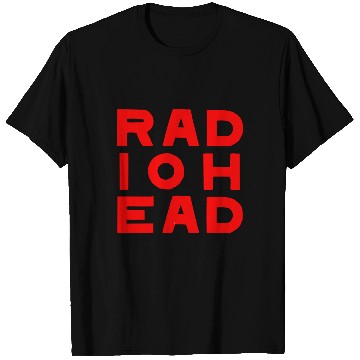 Discover Radiohead Red T-Shirts