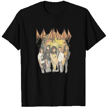 Discover Def Leppard Group Baseball Tees T-Shirts
