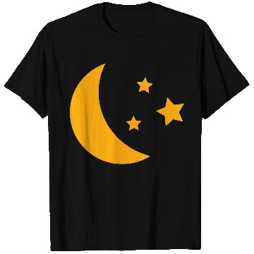 Discover moon and stars T Shirts