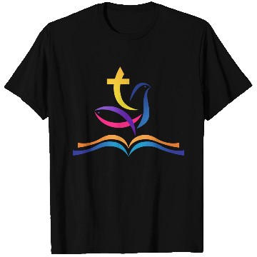 Discover religion dove fish cross T Shirts