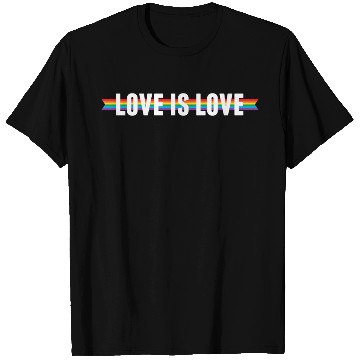 Discover Love is Love Ribbon T Shirts