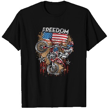 Discover Motocross USA T Shirts