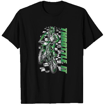 Discover Motocross Throttle It Kawasaki T Shirts