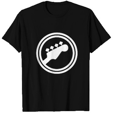Discover Bass Guitar Logo T Shirts