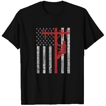Discover american lineman T Shirts