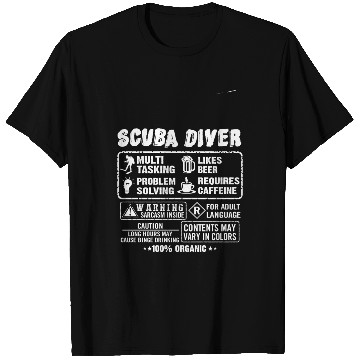 Discover SCUBA DRIVER diving and funny T Shirts