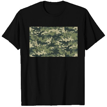 Discover Camouflage pattern green T Shirts