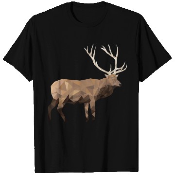 Discover Low Poly Elk T Shirts