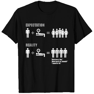 Discover Bodybuilding - Expectation vs Reality (Gym Meme) T Shirts