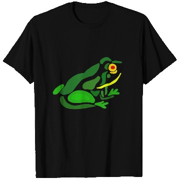 Discover Funky Frog Abstract Art T Shirts