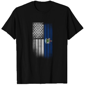 Discover USA Vintage Maine State Flag T Shirts