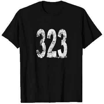 Discover Vintage Los Angeles Area Code 323 T Shirts