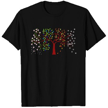 Discover four seasons tree T Shirts