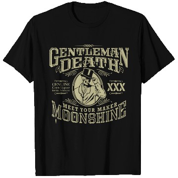 Discover Gentleman Death Moonshine T Shirts