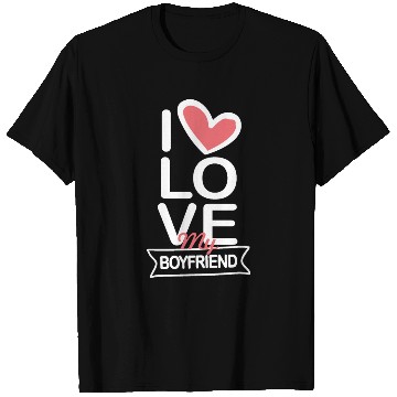 Discover I love my Boyfriend T Shirts