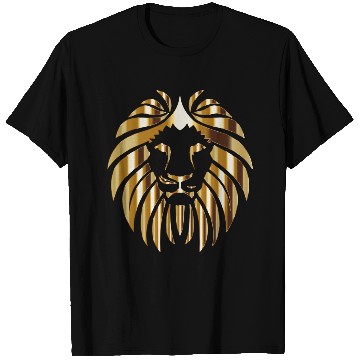 Discover Gold lion T Shirts